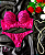 Conjunto de Lingerie Rendado Rosa Neon Sutiã Tamanho G - Imagem 4