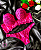 Conjunto de Lingerie Rendado Rosa Neon Sutiã Tamanho G - Imagem 1