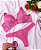 Conjunto de Lingerie Rosa Tamanho G - Imagem 3