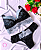 Conjunto de Lingerie Preto e Azul Tamanho P - Imagem 1