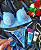 Conjunto de Lingerie Azul Tamanho GG - Imagem 2