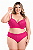 Conjunto Lingerie Plus Size Microfibra e Renda REF 202162 - Imagem 4