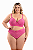 Conjunto Lingerie Microfibra e Renda Plus Size REF 202168 - Imagem 1