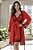 Robe Sensual Bicolor em Microfibra com Renda - Imagem 2