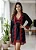 Robe Sensual Bicolor em Microfibra com Renda - Imagem 4