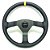 VOLANTE R SPAK COURO HASTE PRETA REVESTIDA TARJA AMARELA (SPK 151T) LOWV - Imagem 1