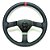 VOLANTE R SPAK COURO HASTE PRETA REVESTIDA TARJA VERMELHO (SPK 131T) LOWV - Imagem 1