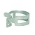 ABRAÇADEIRA TIPO MOLA SPRING CLAMP EM AÇO 26MM PRATA (MHSC-26) METAL HORSE - Imagem 1