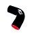 MANGOTE SILICONE CURVA 90º 2" PRETO (MHSH-90-51-120) METAL HORSE - Imagem 1