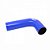 MANGOTE SILICONE CURVA 90º TIPO "L" 2½" AZUL (MHSH-90-63-250-150-A) METAL HORSE - Imagem 2