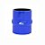 MANGOTE SILICONE RETO EMENDA C/ HUMP 3" AZUL (MHSH-RH-76-100-A) METAL HORSE - Imagem 1