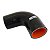 MANGOTE SILICONE REDUÇÃO CURVA 90° 2½" X 2" PRETA (HSIPSND02B) SPA - Imagem 2
