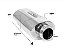 ABAFADOR ESPORTIVO OVAL UNIVERSAL CORPO 10CMX15CM COMPRIMENTO 38CM ENCAIXE 3"-2½" (RCI250) RACE CHROME - Imagem 6