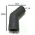 MANGOTE SILICONE 45° 2½" PRETO (FL323PT) FGL - Imagem 2