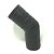 MANGOTE SILICONE 45° 2½" PRETO (FL323PT) FGL - Imagem 4