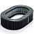 FILTRO AR ELEMENTO OVAL VW AR PT (RC134PT) RACE CHROME - Imagem 1
