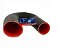 MANGOTE SILICONE "TIPO U DO MI" 180º 2¾" X 2½" PRETO (MHSH-180-70-63) METAL HORSE - Imagem 2