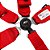 CINTO RACING 5 PONTOS 3" CERTIFICADO SFI 16.1 VERMELHO (MHRH-SFI-3-V) METAL HORSE - Imagem 3