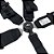 CINTO RACING 5 PONTOS 3" CERTIFICADO SFI 16.1 PRETO (MHRH-SFI-3-P) METAL HORSE - Imagem 3
