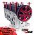 CABEÇOTE COMPLETO VW AP FLOW 4 RACE COM ACESSÓRIOS - Imagem 1