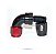 CONEXAO 8AN / AN8 90º PRETO E VERMELHO (MHCA-90-8-PV) METAL HORSE - Imagem 1