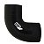 MANGOTE SILICONE REDUCAO CURVA 90º 4" X 3" PRETO (MHSH-90-102-76-125) METAL HORSE - Imagem 1
