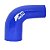 MANGOTE SILICONE REDUCAO CURVA 90º 2½" X 2" AZUL (MHSH-90-63-51-102A) METAL HORSE - Imagem 1