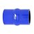 MANGOTE SILICONE RETO EMENDA C/ HUMP 2" AZUL (MHSH-RH-51-100-A) METAL HORSE - Imagem 1