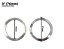 FLANGE MACHO E FEMEA INOX PARA ABRACADEIRA V-BAND 3" (MHVB-FMF-3-SS) METAL HORSE - Imagem 3