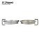 FLANGE MACHO E FEMEA INOX PARA ABRACADEIRA V-BAND 3" (MHVB-FMF-3-SS) METAL HORSE - Imagem 2
