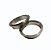 FLANGE MACHO E FEMEA INOX PARA ABRACADEIRA V-BAND 2" (MHVB-FMF-2-SS) METAL HORSE - Imagem 1