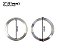 FLANGE MACHO E FEMEA INOX PARA ABRACADEIRA V-BAND 2" (MHVB-FMF-2-SS) METAL HORSE - Imagem 2