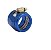 ABRAÇADEIRA AEROQUIPE 16AN / AN16 D.I. 30.58MM AZUL (MHHS-16-A) METAL HORSE - Imagem 1