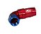 CONEXAO 8AN / AN8 90º AZUL E VERMELHO (MHCA-90-8-AV) METAL HORSE - Imagem 1