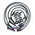 CABO VELA SILICONE 10MM KOMBI/FUSCA PRETO PONTA PRETA (PSI 070) PSI - Imagem 2