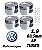 JOGO DE PISTÕES TURBO VOLKSWAGEM AP 1.9 83.5MM CÔNCAVO 800CV AFP - Imagem 1