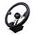 VOLANTE GTI COURO PT HASTE PRATA LOTSE - Imagem 2