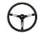 VOLANTE BIG BLOCK S COURO/CROMA PT LOTSE - Imagem 1