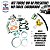 KIT TURBO VW AP 1.6/1.8/2.0 CARBURADO PULSATIVO NO FAROL SEM TURBINA - Imagem 2