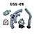 KIT TURBO VW AP MI 1.6/1.8/2.0 PARA BAIXO DUPLO FLUXO - Imagem 1