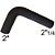 MANGUEIRA BORRACHA EPDM L 2"X2¼” BEEP TURBO - Imagem 2
