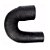 MANGUEIRA BORRACHA EPDM U MI 2"X2¾" BEEP TURBO - Imagem 2