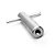WING NUTS AP TIPO T ALUMÍNIO COM 8 UNIDADES CR RACE CHROME - Imagem 3