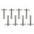 WING NUTS AP TIPO T ALUMÍNIO COM 8 UNIDADES CR RACE CHROME - Imagem 1