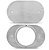 BASE FILTRO MARMITA TLDZ CROMADA (RC112CR) RACE CHROME - Imagem 1