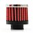 FILTRO AR RESPIRO DE ÓLEO TECIDO VERMELHO RACE CHROME - Imagem 1
