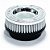 FILTRO AR TELA PROTETORA DUPLO FLUXO 100MM BRANCA RACE CHROME - Imagem 2