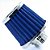 FILTRO AR GRANDE DUPLO FLUXO TELA ALUMINIO BASE RÍGIDA AZUL RACE CHROME - Imagem 1