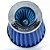 FILTRO AR GRANDE DUPLO FLUXO TELA ALUMINIO BASE RÍGIDA AZUL RACE CHROME - Imagem 2