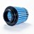 FILTRO AR MÉDIO DUPLO FLUXO BASE BORRACHA 62MM AZUL RACE CHROME - Imagem 2